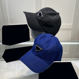 Womens Designer Mens Baseball Caps Newsboy Bucket Hat Blue Black With Triangle Luxury Cap For Lady Play Go Hiking Sun