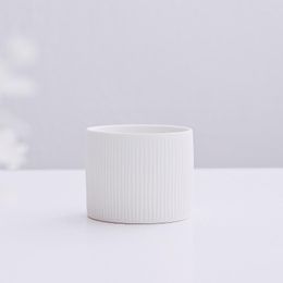 Candle Holders Modern Minimalist Ceramic Home Scented Cup Nordic Decoration Holder Ornament Diy Soy Wax Container