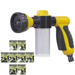 Watering Equipments Garden High-pressure Water Gun Car Wash Portable Foam 8 Functions Flower Irrigation Hose Set