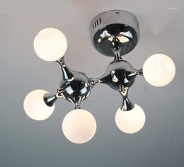 Ceiling Lights Creative Design DNA Molecular Pendant Individuality Living Room Simple Cafe Clothing Store Decorative 5 Heads Lamp FG520