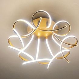 Chandeliers Modern Chandelier Lights Art Ceiling Lamp Fixtures APP For Foyer Study Living Room Bedroom Home Kitchen Hall Warm Black Gold