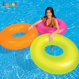 Life Vest Buoy E-goes Neon Frost Tube Inflatable Swimming Pool Ring 59262 T221214