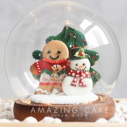 Baking Moulds 3Pcs Christmas Tree Gingerbread Man Snowman Icing Cookie Mold Cutter Fondant Cake Decorating Tools Biscuit