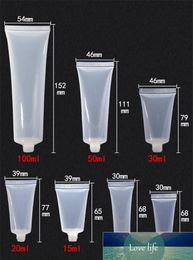 Clear Empty Refillable Plastic Squeeze Soft Tubes Bottle Flip Cap Cosmetic Body Hand Lotion Shampoo Squeeze Bottle 5ml-100ml factory price