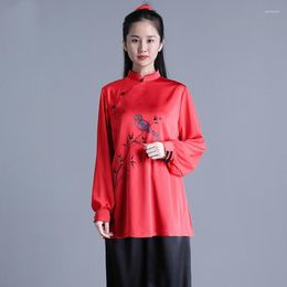 Ethnic Clothing High Quality Tai Chi Uniforms Traditional Chinese Shaolin Wushu Taichi Uniform Morning Exercise Costumes 12432