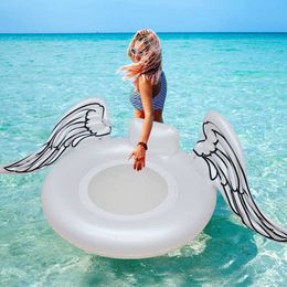 Life Vest Buoy 2022 New Angel Swimming Float angel wings Swimming ring Inflatable Pool Float Tube Raft Swimming Ring Summer Water Toy T221214