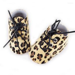 First Walkers 2022 Baby Shoes Born Infant Boy Girl Classical Lace-up Tassels Leopard Sofe Anti-slip Toddler Crib Crawl Boots Moccasins
