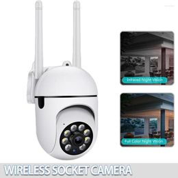 Wireless Outdoor WiFi Webcam Rechargeable PTZ Camera Detection Two Way Audio Home IP Support Panoramic Ss