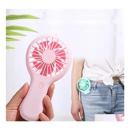 Party Favor Usb Mini Wind Power Handheld Fan Convenient And Traquiet High Quality Portable Student Office Cute Small Cooling Drop De Dhvun