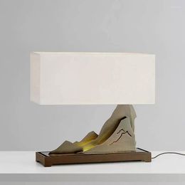 Table Lamps Chinese Zen Living Room Lamp Sofa Corner Several Sex Bedrooms Bedside Study Office Model