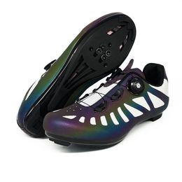 Cycling Footwear Colour Road Bike Lock Shoes Bicycle Men's Riding Breathable Non-slip