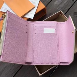 2022 Women Designer Letters Wallet Luxury Fold Wallet Good Quality Leather Purses Ladies Card Package With Box Card254s