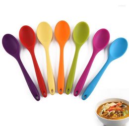 Baking Tools Food-grade Silicone Spoon The Scoop Multicolor Large Size Spoons Creative Cookie Pastry Mixer Buttter SN2945
