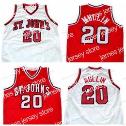 Basketball Jerseys Custom Retro #20 CHRIS MULLIN Basketball Jersey Men's Stitched White Red Any Size 2XS-5XL Name And Number Top Quality