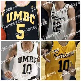 College Basketball Wears Nik1 Stitched Custom 5 Jack Schwietz 11 R.J. Eytle-Rock 12 Horvath 13 Joe Sherburne 15 Jose Placer UMBC Retrievers College Men Women Youth