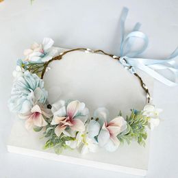 Headpieces Korean Style Garland Mori Girl Bridal Super Fairy Accessories Princess Holiday Flower Headband