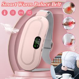 Health Gadgets Menstrual Heating Pad Smart Warm Palace Belts Relief Waist Pain Cramps Vibrating Abdominal Massager Electric Waist Belt Device