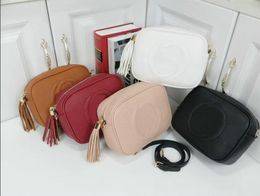 Women Designer Wallet tassel Shoulder Bag luxury Handbags Crossbody Soho Bag Disco Lychee leather Fringed Messenger Bags Purse 22cm