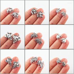 Charms Fashion Lovely Animal Elephant Tibetan Silver Plated Pendants For Gifts Jewelry