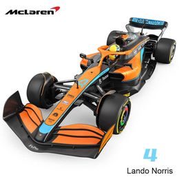 Auto elettrica/RC 1/12 McLaren Remote Control F1 Modello di corse MCL36 #4 Modelli dinamici Lando Norris Formula RC Toy per bambino 1/18 Scala T221214