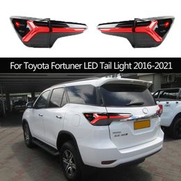 Car Turn Signal Lamp Taillights Assembly Brake Running Parking Reverse Rear Lamp For Toyota Fortuner LED Tail Light