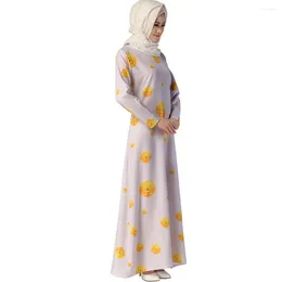 Ethnic Clothing 2022 Muslim Malaysia Dubai Middle East Fashion Dress Women's Robe Temperament Long Skirt Ensemble Femme Musulmane