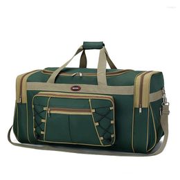 Duffel Bags Fashion Large Capacity Travel Bag Women Men Oxford Handbag Waterproof Adjustable Single-Shoulder For Sports Business