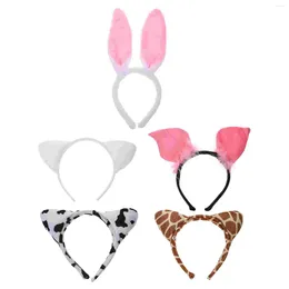 Bandanas Hair Ear Headband Animal Party Headbands Kids Costume Headpiece Girls Hoop Cosplay Animals Decorsaccessories Hoops Makeup