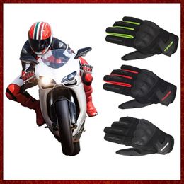 ST672 Motorcycle Gloves Summer Breathable Mesh Moto Gloves Touch Function Motorbike Gloves Motocross Off-Road Racing Glove