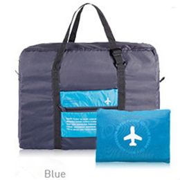 Duffel Bags 2023 Large Capacity Folding Waterproof Travel Bag Fashionable Oxford Cloth Handbag Trolley Stereo Storage