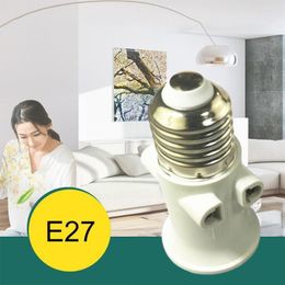 Lamp Holders E27 Bulb Adapter Holder Base Socket Conversion With Eu Plug Ac100-240v 4a For Lights Douille C6z1