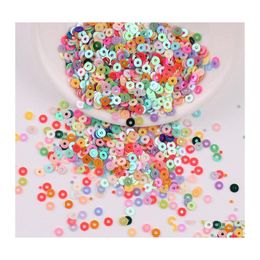 Sewing Notions Tools 20 Colours M Flat Round Pvc Loose Sequins Paillettes Craft For Wedding Decoration Garments Diy Accessory Drop Dhgyb