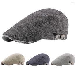 Berets Unisex Breathable Mesh Summer Hat Sboy Beret Cap Cabbie Flat Young And Womens