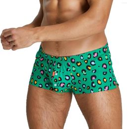 Underpants Mans Panties Underwear Cotton Boxers Breathable Homme Boxer Pajamas Front Two Buttons Underpant Trunk Sleep Lounge Pajama Shorts