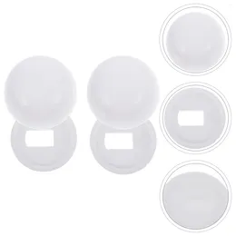 Toilet Seat Covers Caps Bolt Screw Bowlcovers Decorative Covering Universal Lid Snap Accessories Push Coversupplies Installation White