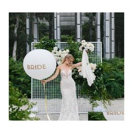 Party Decoration Geometry Wedding Arch Decor Square Grid Metal Mticolor Mesh Balloons Backdrop Stand Drop Delivery Home Garden Festi Dhmn1