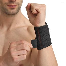 Wrist Support 1Pc Sports Adjustable Breathable Brace Wraps With Spring For Basketball Gym Training Safety Hand Bands Men Woman