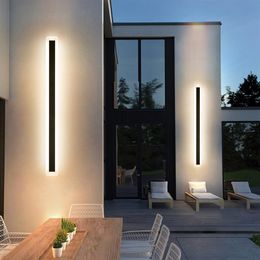 Lampade a parete a LED JML IP67 Barra a parete esterna impermeabile per villa Courtyard Multi size Light277s