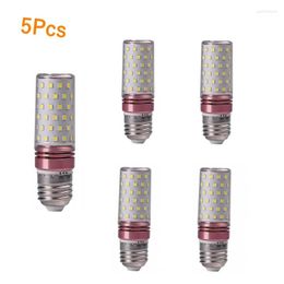 5Pcs LED BulbEnergy Saving Light E14 E27 Screw 12W 16W Corn Candle Bulb Household Energy-saving Cold/Warm Chandelier