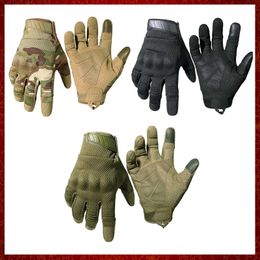 ST671 Motorcycle Full Finger Gloves Cycling Touch Screen Bicycle Bike Camping Work Fishing Sport Motocross Motorcyclist Male Mittens