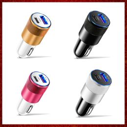 CC467 USB Charger PD Car Charger Quick Charge 3.0 Type C Fast Charging Phone Adapter for iPhone 14 13 12 Pro Max Redmi Huawei Samsung