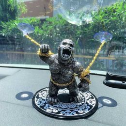 Interior Decorations Car Interior Decoration Gorilla Center Console Personality for Goods Accessories T221215