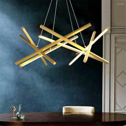 Pendant Lamps Modern Wrought Iron Ceiling Chandelier Led High-end El Interior Lighting Decor Living Room Dining