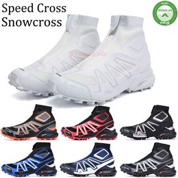 2023 Arrival Sports Boot Running Shoes Speed Cross Boots CS Triple Black ALL White Off Blue Volt Green Speedcross Mens Womens Outdoor Runners Trainers Sneakers