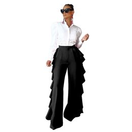 Women Palazzo Pants Work Wear Classic High Waisted Wide Leg Long Casual Straight Leg Trousers for Summer