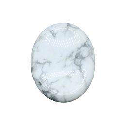 Natural Crystal Howlite Gemstone Worry Stone Colourful Massage Healing Energy Worry Stones For Thump