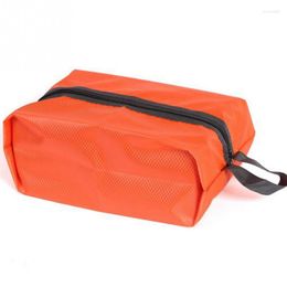 Storage Bags 5PCS Nylon Waterproof Travel Shoe Washing Kits Zipper Bag Outdoor Handle Mesh Pouch Shoes Organiser Portable 60XX