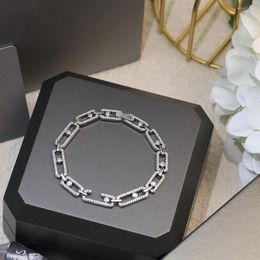 Charm Bracelets Fashion Return Women's Shiny Zircon Platinum Plating Exquisite Elegance Gorgeous Seed Beads Christmas