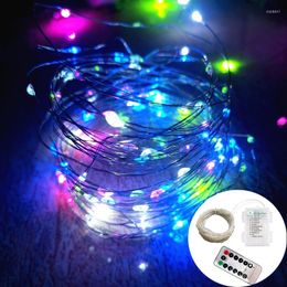 Strings 2-20M Fairy Garland LED String Lights Decorations For Home Garden Navidad Party Decor Outdoor 8modes Christmas Lamp