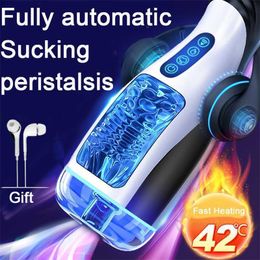 Sex toys massager Blowjob For Man Masturbators Automatic Sucks Powerful Mouth vaginavibration Men Plain Adult Goods Sucking Machine